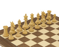 Columbus-Serie Ebenholz-Schachfiguren – 10,2 cm