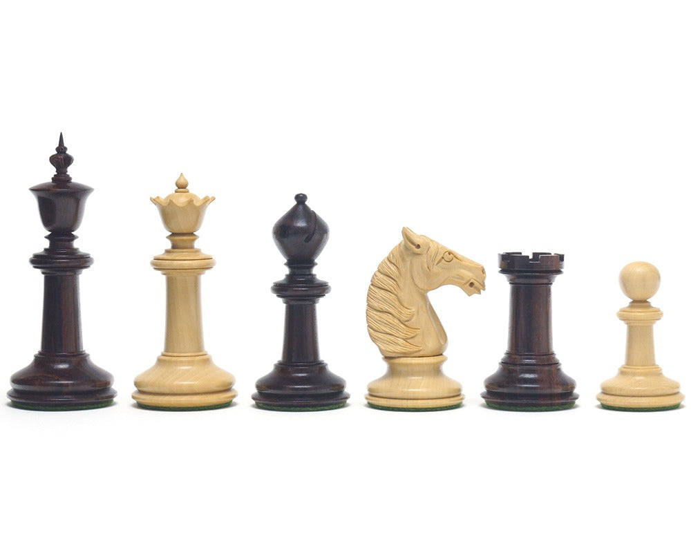 Die Bad-Schachfiguren 3,75 Zoll Rosenholz