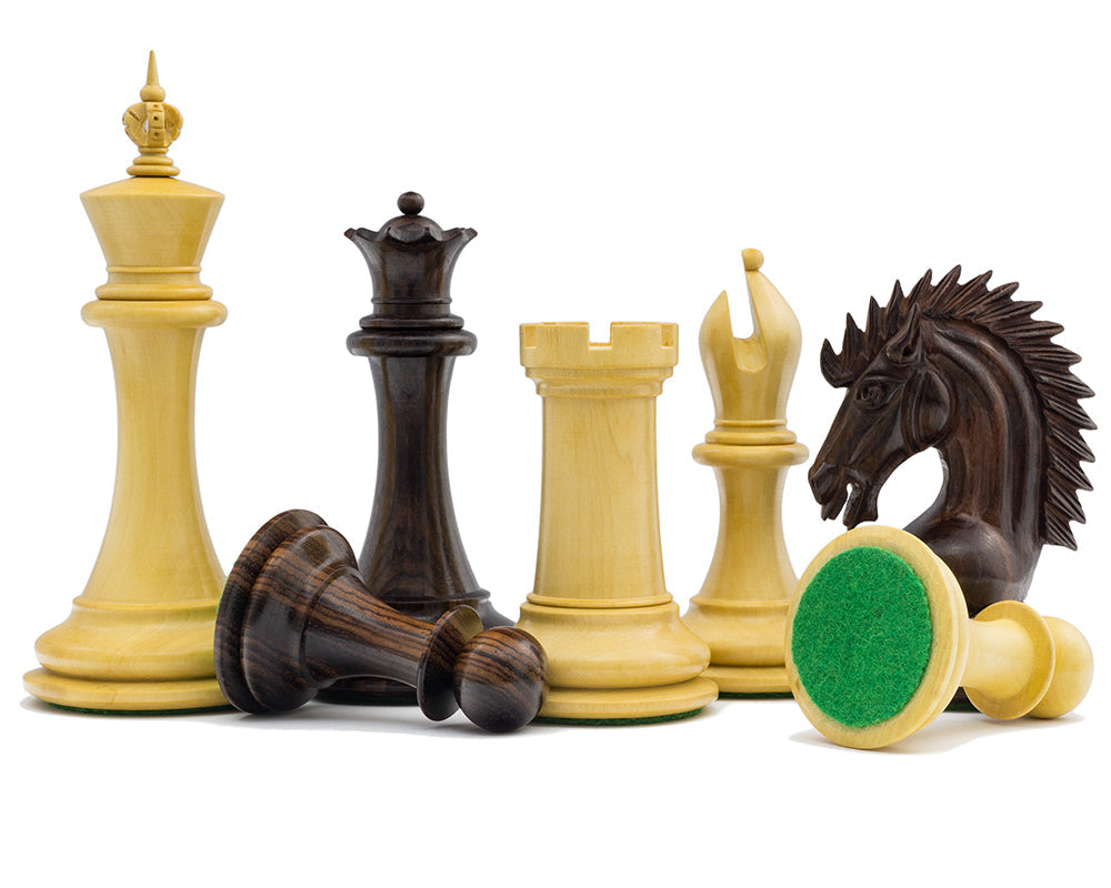 Die Sheffield Ritter Rosenholz Schachfiguren 4,25 Zoll