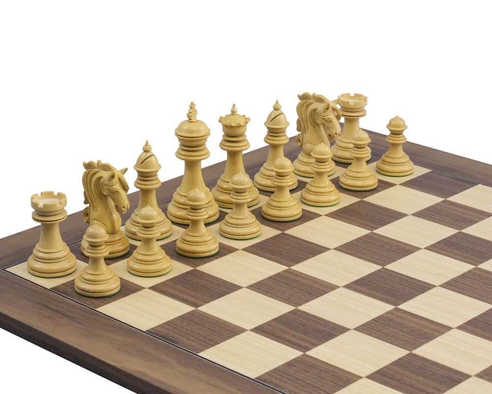 Die Kingsgate Ebenholz-Schachfiguren 4,25 Zoll