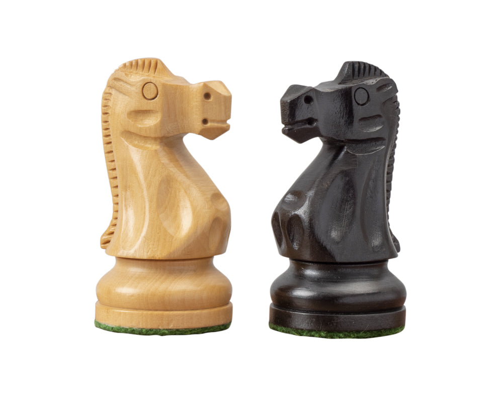 Die Levisham 3,5 Zoll Ebonised Boxwood Schachfiguren
