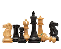 1972 Reproduktion Staunton Schachfiguren aus Ebenholz - 8,9 cm
