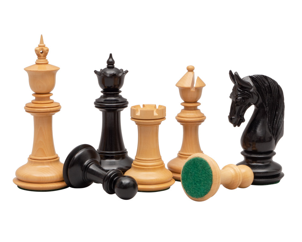 Blackburne Luxury Ebenholz Schach Männer 4,5 Zoll