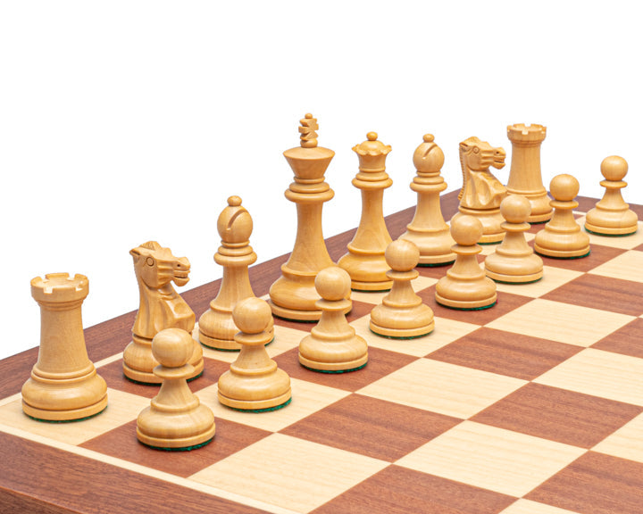 British Ebonised Chess Männer 3,5 Zoll