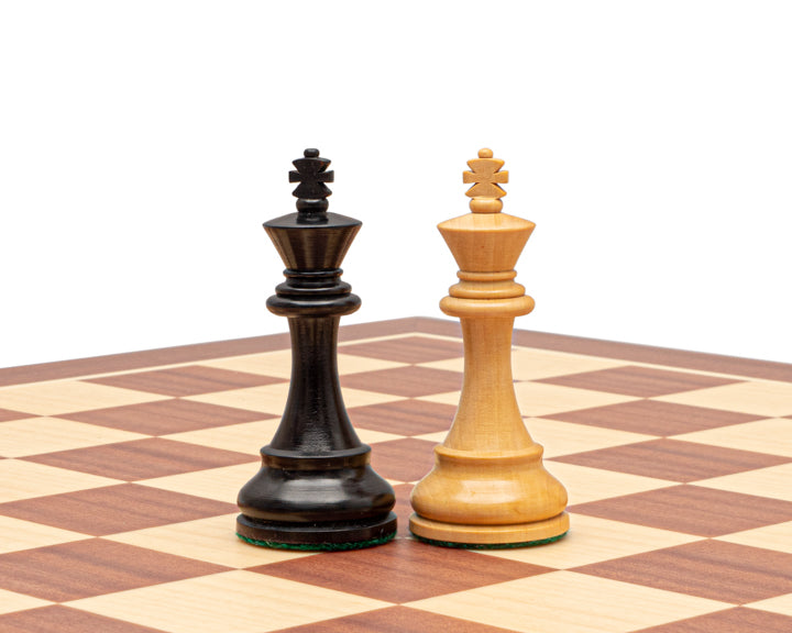 British Ebonised Chess Männer 3,5 Zoll
