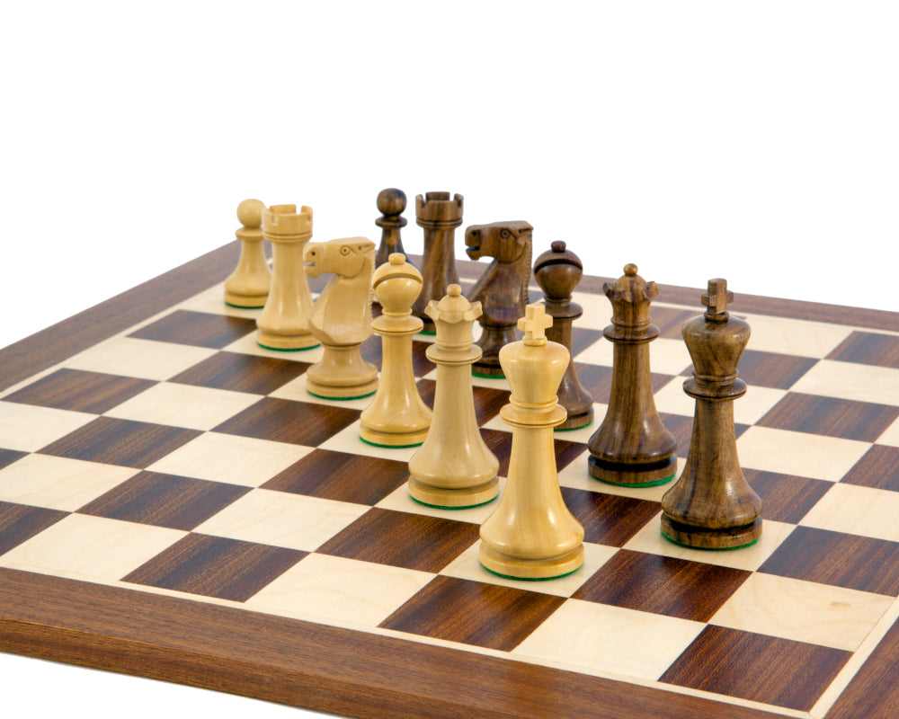 Pionier Golden Rosewood Schachfiguren 3,75 Zoll