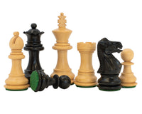 Kingsclere Staunton-Schachfiguren, Ebenholz – 6,4 cm