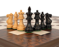 Kingsclere Staunton-Schachfiguren, Ebenholz – 6,4 cm