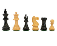 Kingsclere Staunton-Schachfiguren, Ebenholz – 6,4 cm
