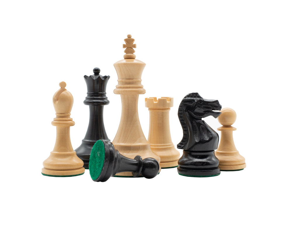 Die Krönung Luxus Ebenholz Miniatur-Schachmänner