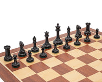 JJ Cooke ebonisierte Schachfiguren – 8,9 cm