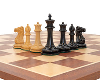 JJ Cooke ebonisierte Schachfiguren – 8,9 cm