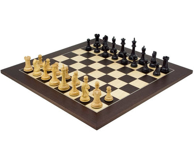 Oxford Series Schachset – Schwarz & Wenge