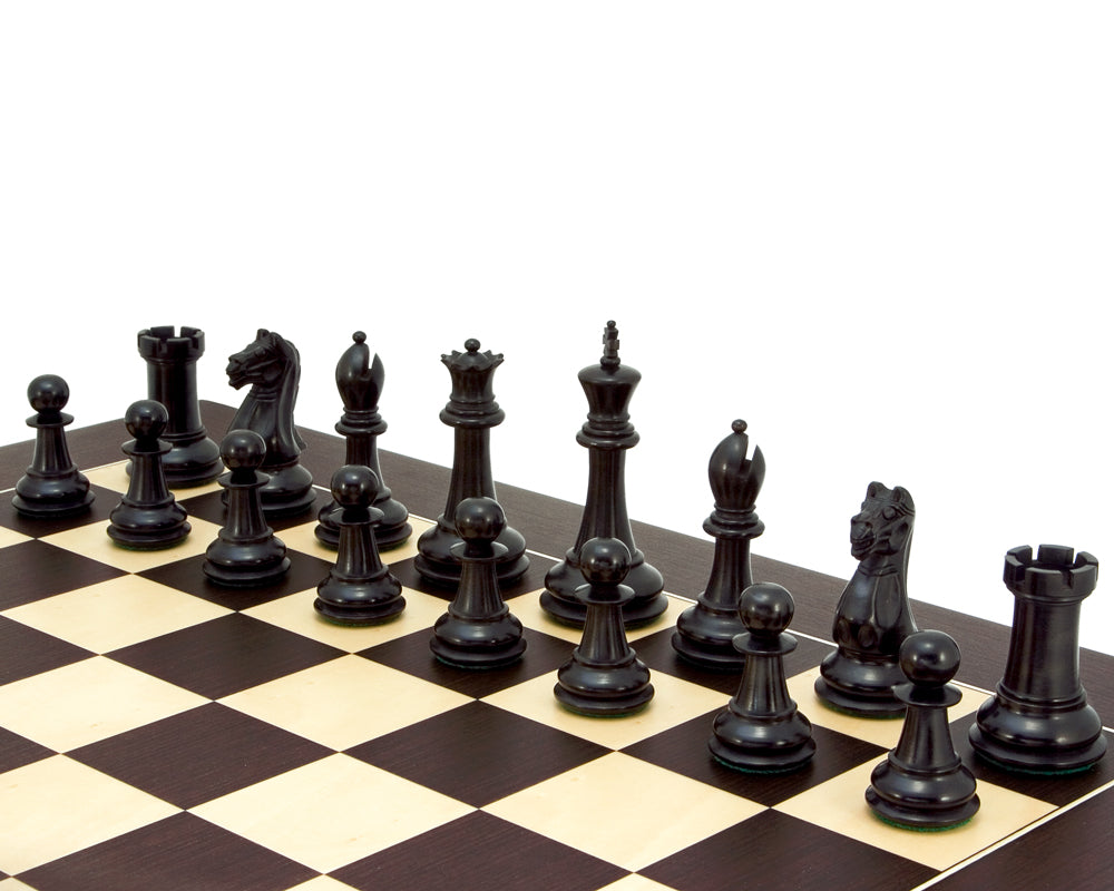 Oxford Serie Schwarz und Wenge Schachspiel