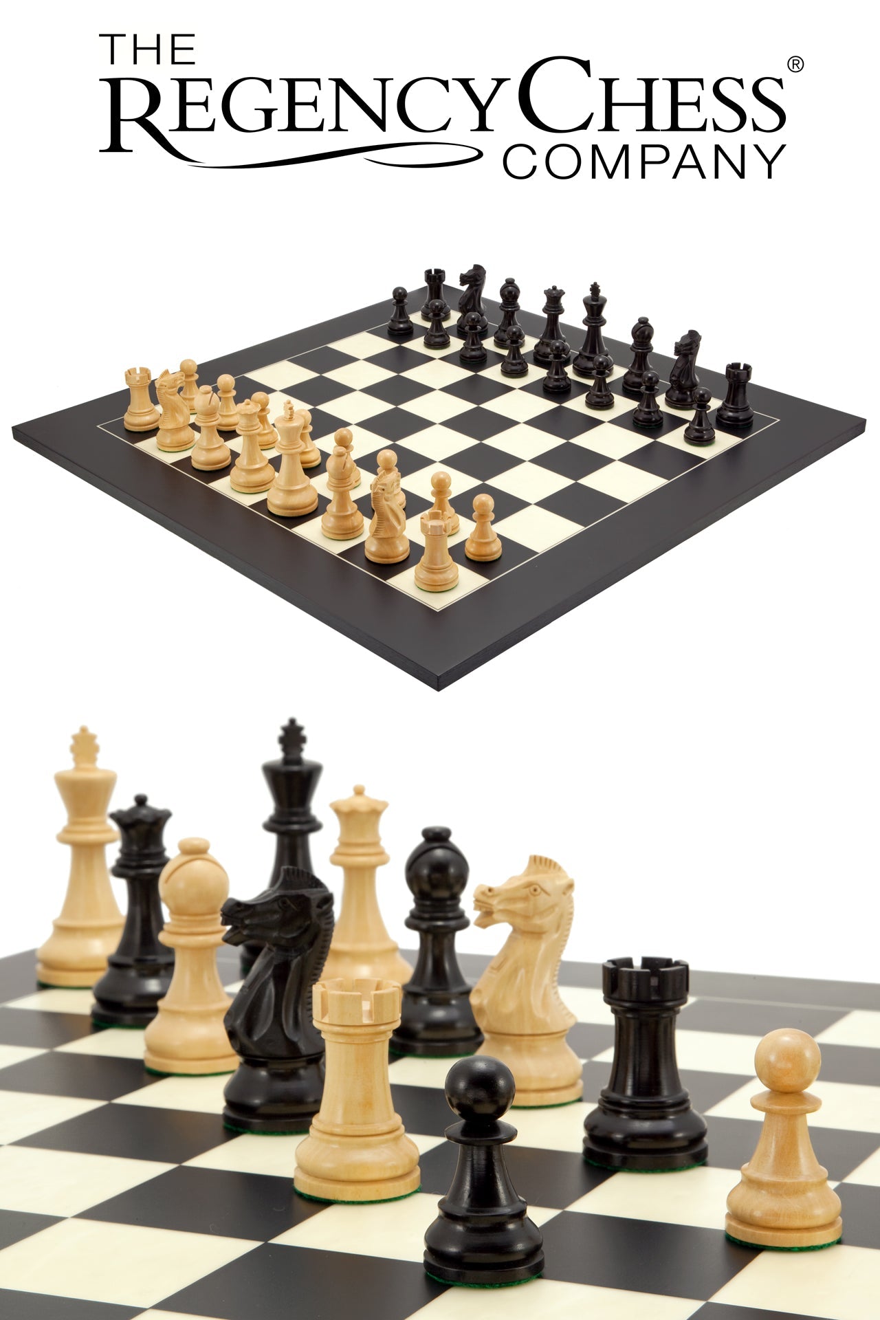 Frankfurt Grand Black Schachspiel
