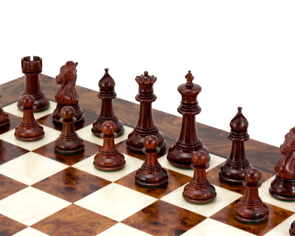 Madrid Palisander und Bruyère Luxus-Schach-Set