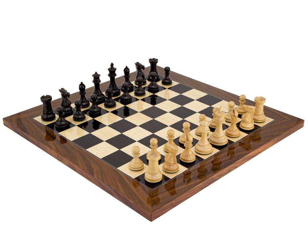 Elegantes Palisander-Schach-Set