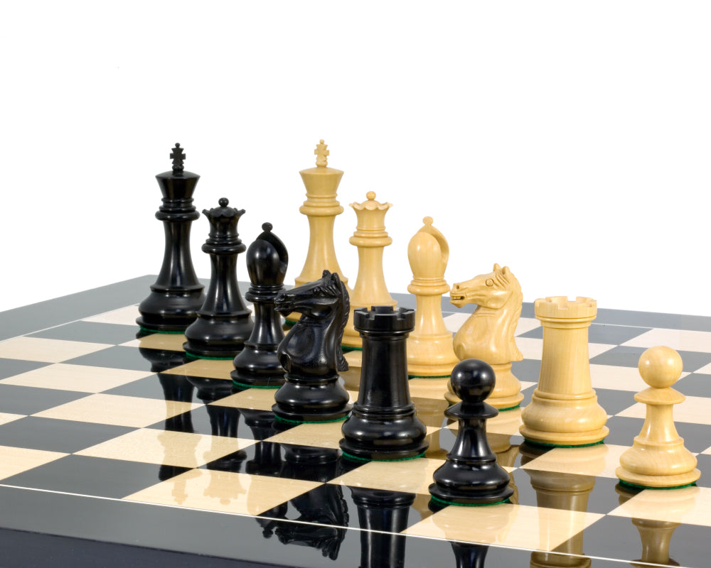 Sentinel Grand Ebenholz und Anegre Schachspiel