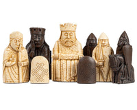The Isle of Lewis chessmen reproduction set by The Regency Chess Company