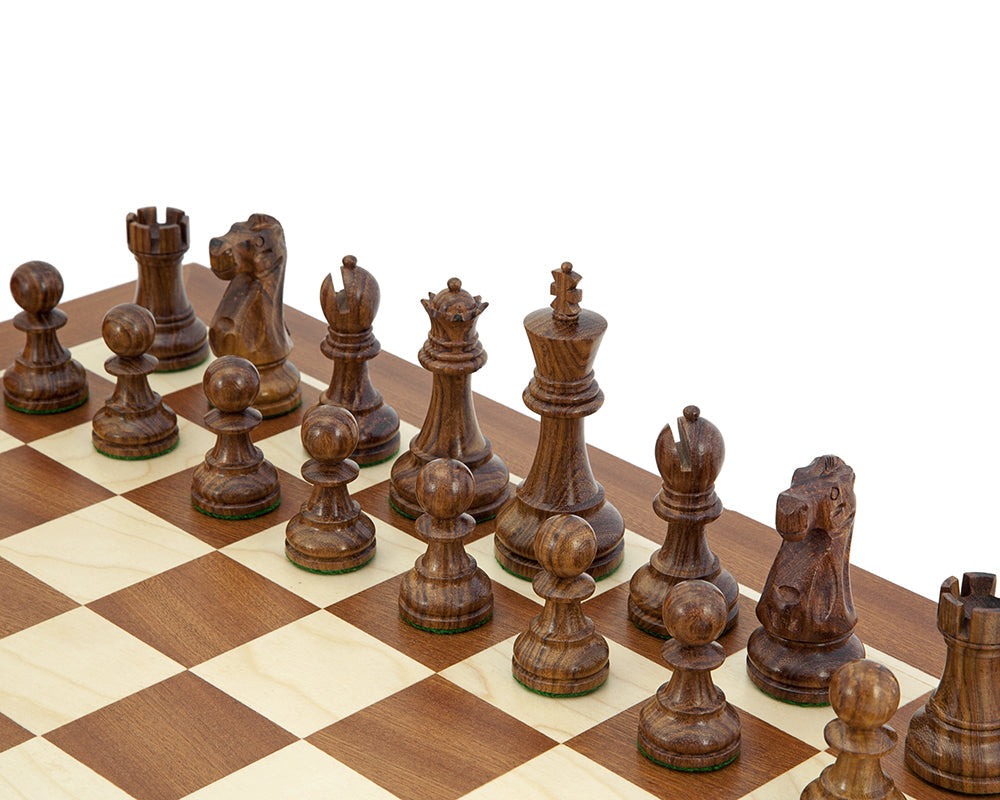 Jacob Knight Sheesham & Mahagoni Schachspiel
