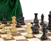 Conquest Series Schwarz- und Mahagoni-Schachset