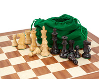 Conquest Series Schwarz- und Mahagoni-Schachset