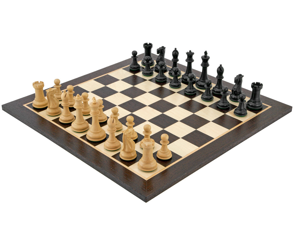 Victoria Turnier-Schachset aus ebonisiertem Wenge