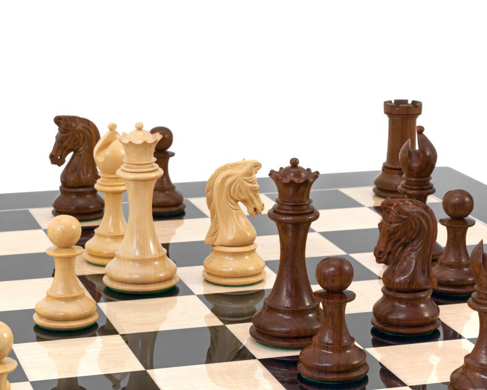 Eminence Schwarz und Rosenholz Grand Chess Set