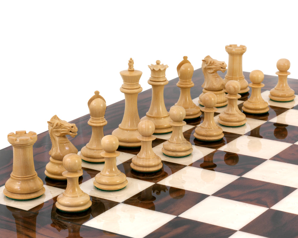 Schwarzer Souverän Luxus-Schach-Set