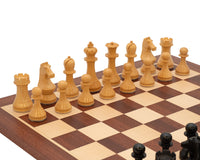 World Chess Championship Schachset mit Schachuhr und Aufbewahrungskoffer aus Holz für Schachfiguren