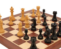 World Chess Championship Schachset mit Schachuhr und Aufbewahrungskoffer aus Holz für Schachfiguren