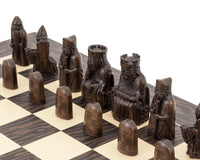 Isle of Lewis Tiger-Ebenholz-Schachset