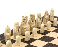 Isle of Lewis Tiger-Ebenholz-Schachset