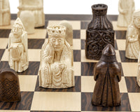 Isle of Lewis Tiger-Ebenholz-Schachset