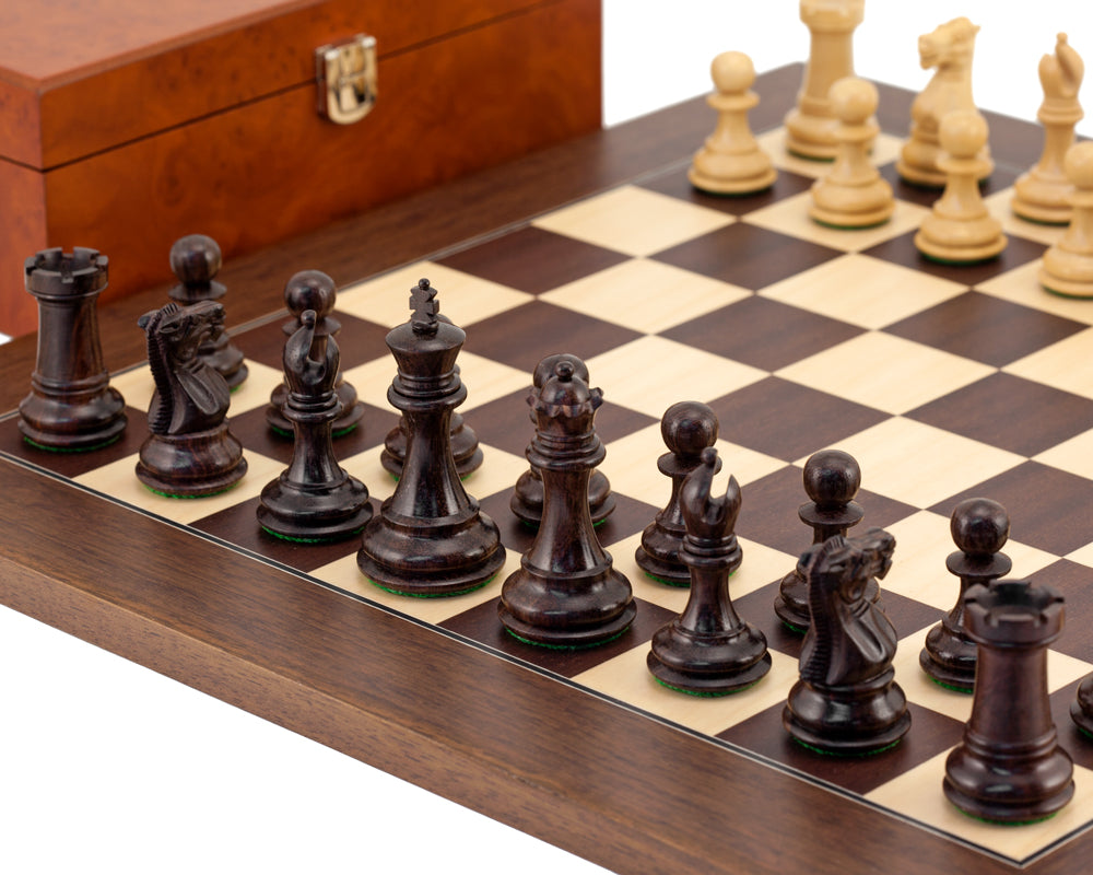 Windsor Palisander und Montgoy Palisander Schachspiel