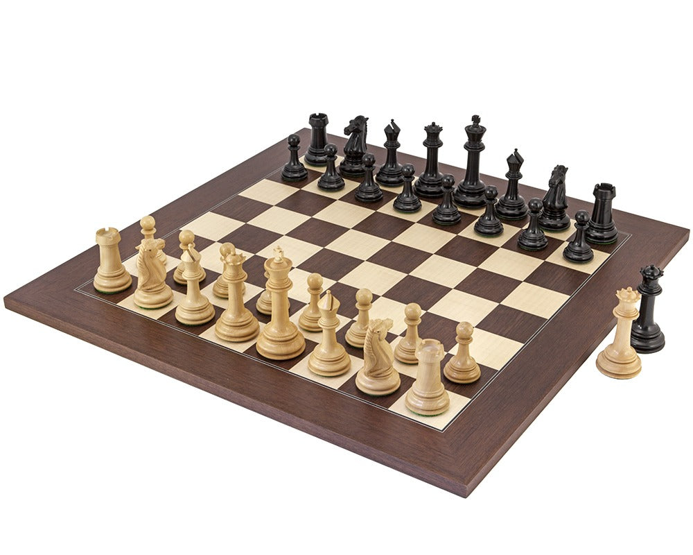 Parthenon Schachspiel aus Palisander und Ebenholz