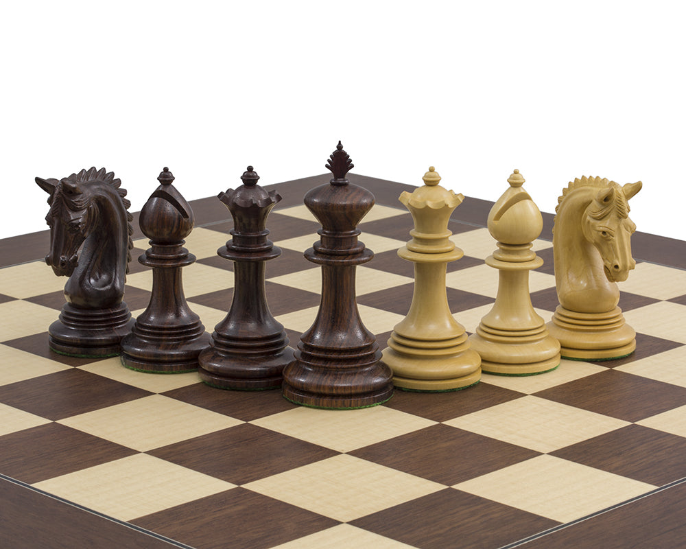 Das Lemington Palisander Schachspiel aus Rosenholz
