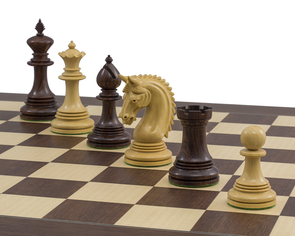 Das Lemington Palisander Schachspiel aus Rosenholz