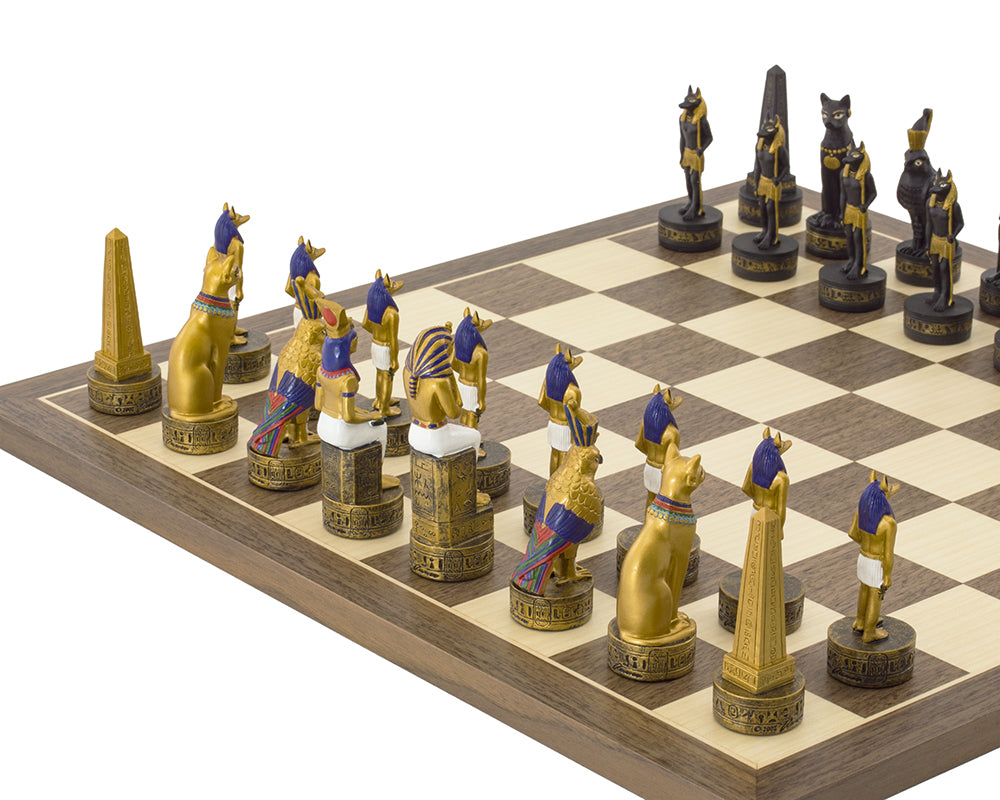 Das alte Ägypten Hand bemalt themed Schachspiel von Italfama