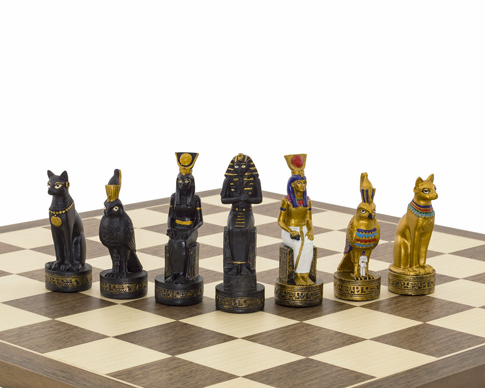 Das alte Ägypten Hand bemalt themed Schachspiel von Italfama