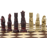 Berkeley Chess Viktorianisches Kardinal-Palisander-Schachset