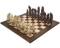 Berkeley Chess Reynard the Fox (Russet und Palisander) – Großes Schachset