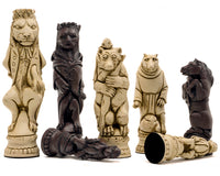 Berkeley Chess Reynard the Fox (Russet und Palisander) – Großes Schachset