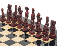 Das Berkeley Chess Movie Stars Black Cardinal Grand-Schachset