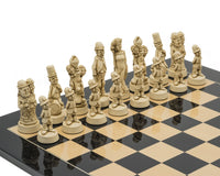 Das Berkeley Chess Movie Stars Black Cardinal Grand-Schachset