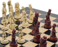Das Berkeley Chess Movie Stars Black Cardinal Grand-Schachset