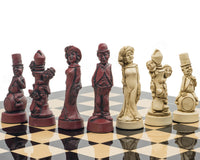 Das Berkeley Chess Movie Stars Black Cardinal Grand-Schachset