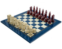 Berkeley Chess Scottish Cardinal Blue Schachset