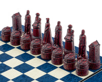 Berkeley Chess Scottish Cardinal Blue Schachset