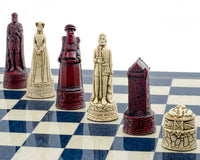 Berkeley Chess Scottish Cardinal Blue Schachset